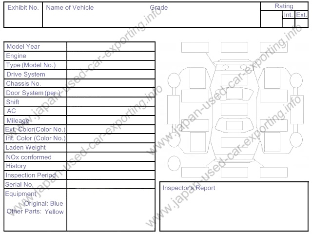 Bay Auc Inspection Sheet