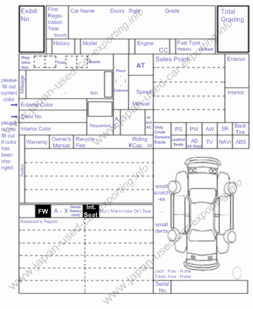 HAA Inspection Sheet