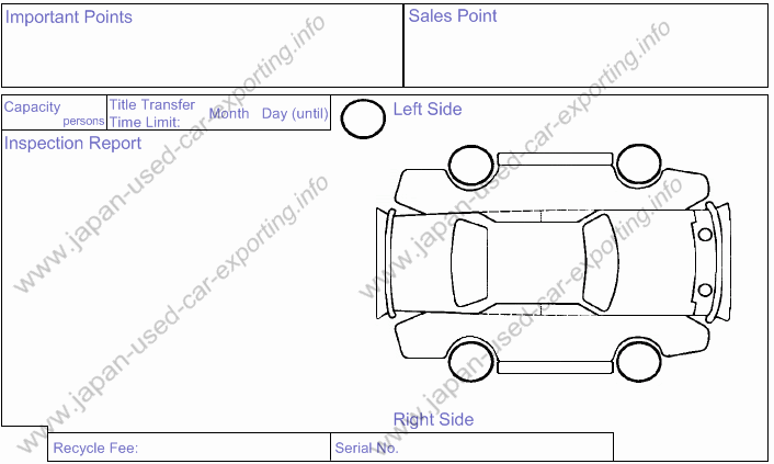 JAA Tokyo Inspection Sheet